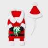 Santa Paws Dog and Cat Frontal Costume - Boots & Barkley™ Red - 2 of 4