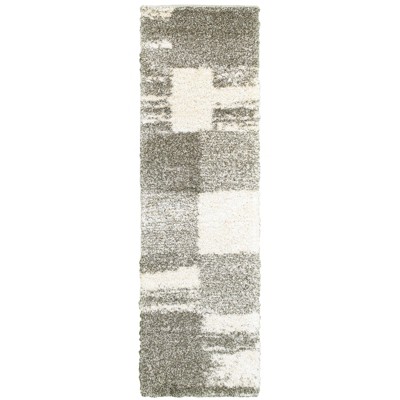 Oriental Weavers Henderson 5502H Ivory/ Grey Indoor Area Rug - 2'3" x 7'6"