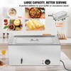 VEVOR Commercial Food Warmer, 1 x 19QT Electric Steam Table, 1200W Professional Countertop Stainless Steel Buffet Bain Marie - 3 of 4
