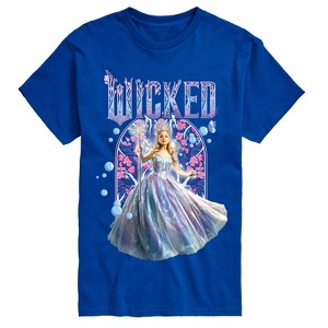 Men's - Wicked - Glinda Florals Short Sleeve Graphic T-Shirt - 1 of 4