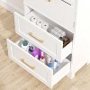 23.62  x  11.81  x  43.3Inches Freestanding Bathroom Cabinet with 2 Drawers and 2 Doors - 4 of 4