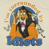Seven Times Six Disney The Lion King Shirt Men's Scar I'm Surrounded By Idiots Short Sleeve Tee Beige - 2 of 4