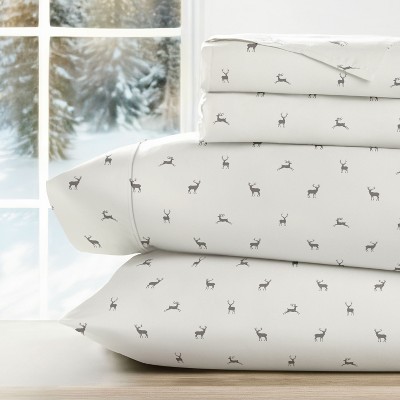 Christmas Holiday Soft Comfy 4 Piece Bed Sheet Set, Winter Prints - Becky Cameron