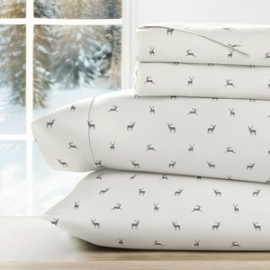 Christmas Holiday Soft Comfy 4 Piece Bed Sheet Set, Winter Prints - Becky Cameron - 1 of 4