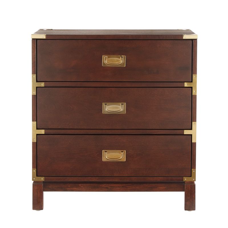 Borden Campaign 3-Drawer Nightstand - Inspire Q, 4 of 11