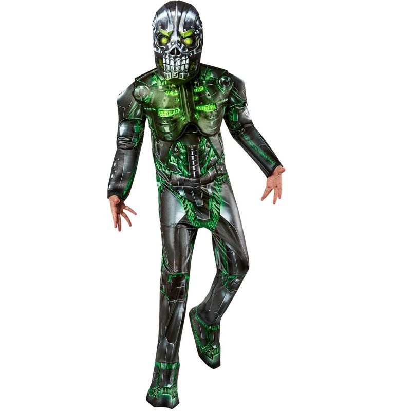 Rubies Light Up Green Cyborg Boys Costume, 1 of 3