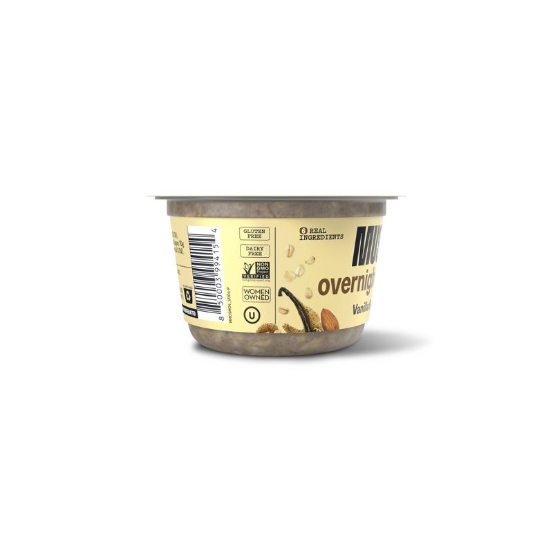 MUSH Vanilla Bean Ready to Eat Gluten Free Vegan Oats - 20oz/4ct, 4 of 8