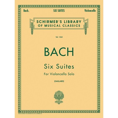 G. Schirmer 6 Suites for Unaccompanied Violoncello Bwv1007-1012 By Bach