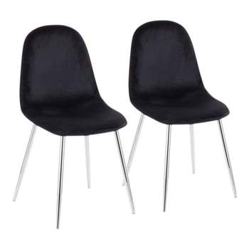 Set of 2 Pebble Contemporary Dining Chairs - LumiSource