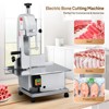 ROVSUN 1500W Electric Bone Saw Machine 6 Saw Blades,Stainless Steel 19.4 x 15.2 In Table for Chicken Fish Beef - 3 of 4