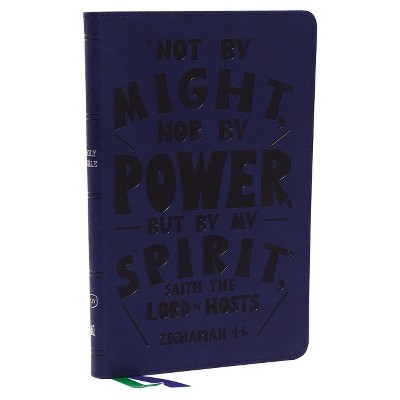 KJV Holy Bible: Thinline Youth Edition, Blue Leathersoft, Red Letter, Comfort Print: King James Version (Verse Art Cover Collection)