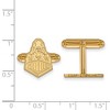 Black Bow Jewelry 14k Yellow Gold Plated Sterling Silver Purdue Boilermakers NCAA Cuff Links - 2 of 3