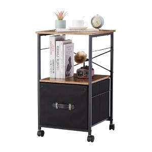 VECELO 1-Drawer Mobile File Cabinet, Rolling Vertical Printer Stand - 1 of 4