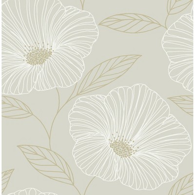 NuWallpaper Dove Floweret Peel & Stick Wallpaper