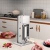 VEVOR Manual Sausage Stuffer, 7LBS/3L Capacity, Two Speed 304 Stainless Steel Vertical Sausage Stuffer, Sausage Filling Machine, Silver - 2 of 4