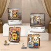 INFURNIC 3D Puzzles Mini Building Blocks Kit 787 PCS Milkmaid DIY Painting Model Fun STEM Toy for Kids and Adults, Orange, 7.8"*5.85"*3.12" - 2 of 4