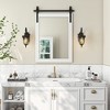 APRILSOUL Farmhouse Rectangle Framed Wall Bathroom Vanity Mirror Accent Mirror - 3 of 4