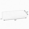 Sunbrella 60" x 19" x 3" Outdoor Corded Bench Cushion - Sorra Home - 2 of 4