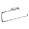iDESIGN Forma Wall Mounted Metal Paper Towel Holder Swiveling Roll Organizer Chrome: Hand Wash, Silver, 12" Depth - 2 of 4