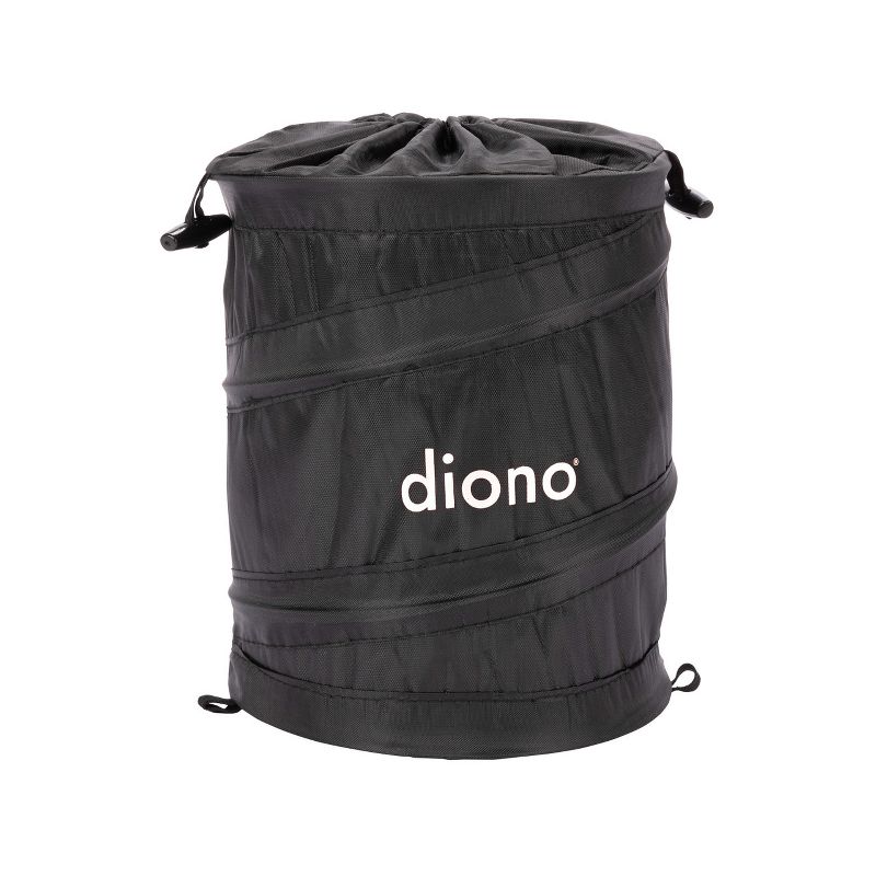 Diono Pop-up Trash Bin, Collapsible Car Trash Can, Leak Proof, Perfect for Keeping Car Clean, Black, 1 of 11