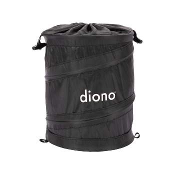 Diono Pop-up Trash Bin, Collapsible Car Trash Can, Leak Proof, Perfect for Keeping Car Clean, Black