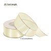 Unique Bargains Double Face Wide Satin Ribbon with Gold Edges for Wedding Bouquet - 2 of 4