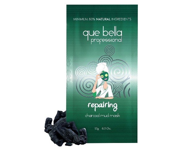 Que Bella Professional Charcoal Mud Face Mask - 0.5oz
