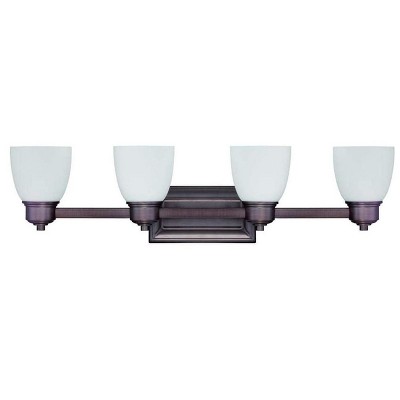 Sunset Bixby 4-Light 100W Vanity in Oil Bronze