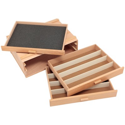 Natural Birch 3-Drawer Artist Storage Chest