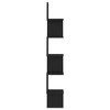 vidaXL Wall Corner Shelf Black 7.9 in.x7.9 in.x50.2 in. Engineered Wood - 3 of 4