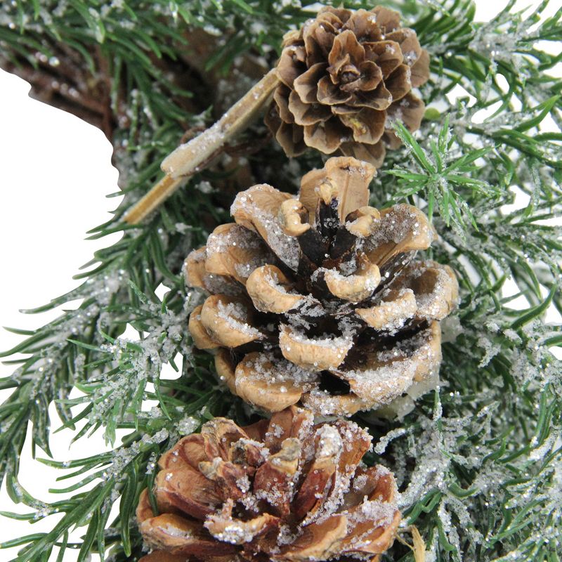 Northlight Classic Pine with Pine Cones and Stars Artificial Christmas Wreath, 13-Inch, Unlit, 4 of 5
