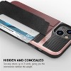 Vena vCommute for Apple iPhone 13 Wallet Case, Leather Flip Cover with Card Slot and Kickstand - 4 of 4