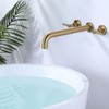 WOWOW  Wall Mounted  2-Handle Bathtub Roman Tub Faucet - 3 of 4