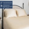 Delara 100% Eucalyptus Lyocell Tencel Euro Sham Pack of 2 (26" X26"), Natural Cooling, Soft, Silky, Temperature Balancing, Smooth & Breathable - 4 of 4