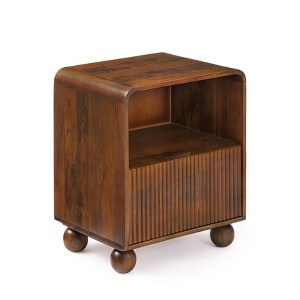 MH London Aston 24" Solid Wood Nightstand - 1 of 4