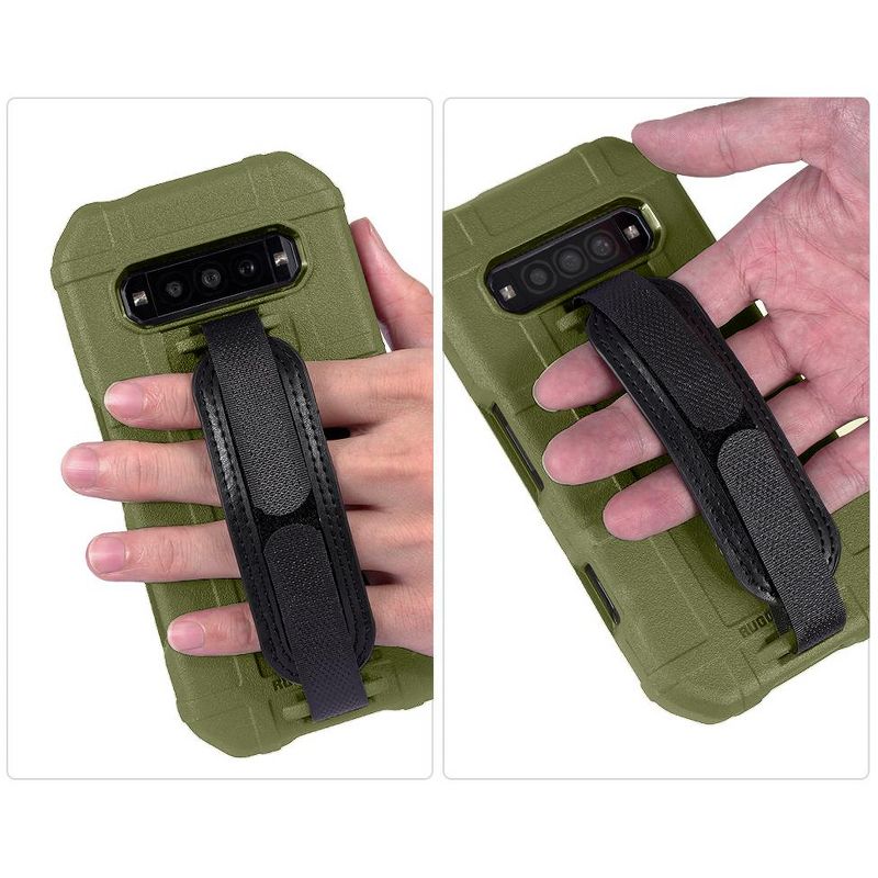 Nakedcellphone Combo for Kyocera DuraForce Pro 3 Phone - Special Ops Case and Holster Belt Clip and Hand Strap, 4 of 13