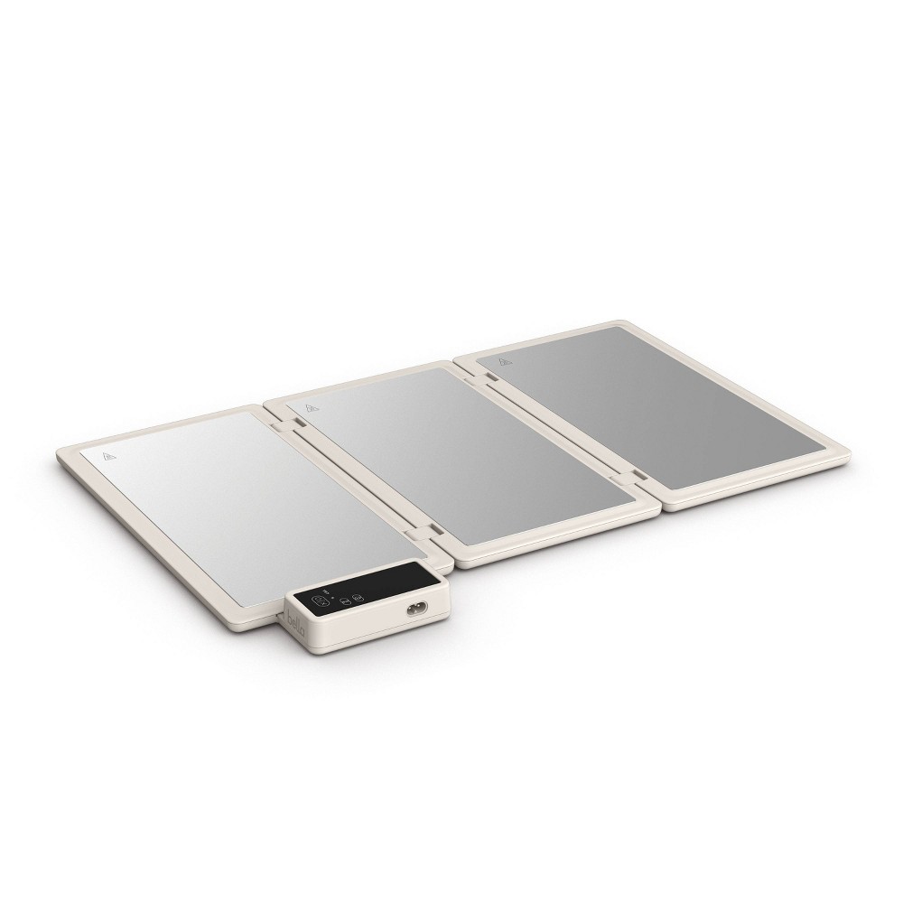 bella 3pc Fold & Store Stainless Steel Warming Tray Oatmilk