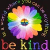 Men's Design By Humans In A World Where You Can Be Anything Be Kind Lgbt By DragonTee T-Shirt - Charcoal Heather - 5X Large - 2 of 4