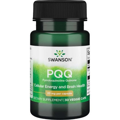 Swanson Dietary Supplements PQQ Pyrroloquinoline Quinone 20 mg Veggie Capsule 30ct.