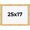 PosterPalooza | Minimalist Shadow Box Gold Picture Frame - UV Acrylic, Backing Board, Hanging Hardware - 2 of 4