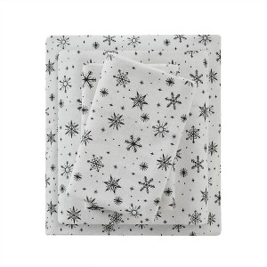 Gracie Mills Persephone Cotton Flannel Sheet Set - 1 of 4