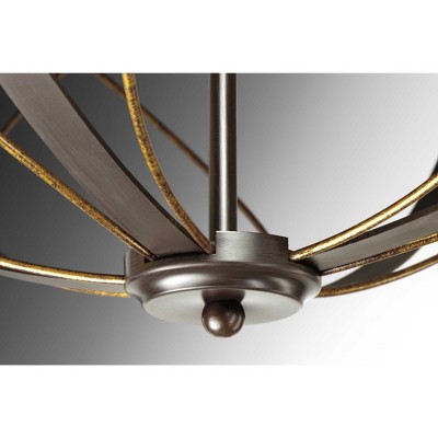 Brandywine 16" Silver Ridge and Bronze LED Pendant Light