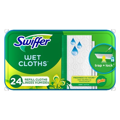 Swiffer Sweeper Wet Mopping Cloths - Gain Scent - 24ct