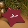 Santa Clara University Primary Logo StarShaped Porcelain Holiday Christmas Tree Ornament  3.1" - 4 of 4