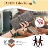 Ladies' Large Capacity Credit Card Wallet with RFID Theft Protection Double-Zip Pocket Genuine Leather Bifold Wallet Wristlet Clutch Bag - 4 of 4
