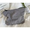 Kitcheniva Corduroy Makeup Bag with Zipper Closure, Gray - 3 of 4