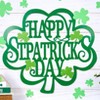 The Lakeside Collection Valentine's or St Patrick's Metal Wall Sign with 12 Wall Stickers - Happy St. Patrick's Day - 4 of 4