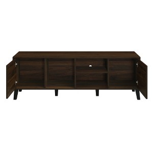 Dexmalle Mid Century TV Stand with 2 Cabinets, Media Console Table for TVs up to 70'' - 1 of 4