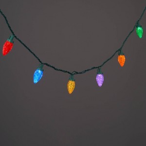 25ct LED C9 Faceted Christmas String Lights with Green Wire - Wondershop™ - 1 of 4