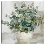 35" x 35" Eucalyptus Pot I by Studio Arts Unframed Wall Canvas - Masterpiece Art Gallery